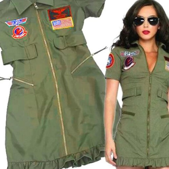 Costume Rebel Other - Top Gun army air force dress